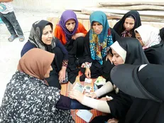 خدمات رسانی دانشجویان جهادی دانشگاه آمل در روستای فیروزجاه + تصاویر