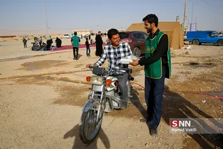 موکب دانشجویان دانشگاه صنعتی شریف در مرز مهران