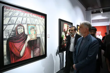 بازدید وزیر فرهنگ و ارشاد اسلامی از موزه نمایشگاه «مدرسه میناب»