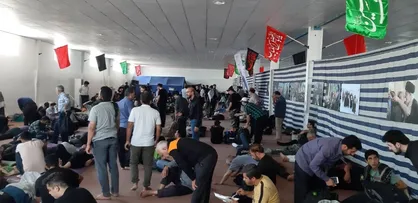 آبرسانی بنیاد برکت به زائران حسینی/ خدمات پزشکی و اقامتی پایانه برکت به راهپیمایان اربعین