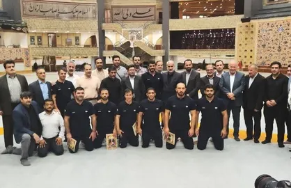 دیدار استاندار مازندران با کشتی&zwnj;گیران المپبک