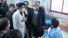 بازدید وزیر بهداشت از بیمارستان در حال ساخت زیرکوه