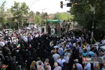 مراسم تشییع پیکر مطهر ۱۵۰ شهید دفاع مقدس در تهران