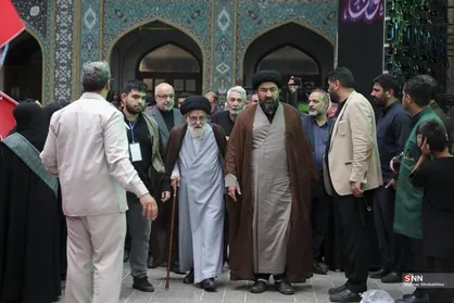 دومین روز مراسم یادبود شهدای خانواده رهبر انقلاب در حرم عبدالعظیم حسنی (ع) (۲)