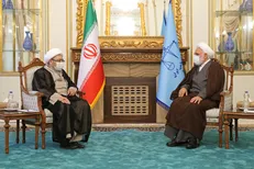 آیت الله آملی لاریجانی با رئیس جدید قوه قضاییه دیدار کرد