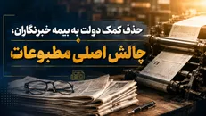 حذف کمک دولت به بیمه خبرنگاران، چالش اصلی مطبوعات/ هزینه‌های کاغذ و چاپ فعالیت را غیرممکن کرده است