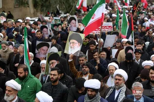  تشییع پیکر دو شهید مدافع امنیت در حمله اغتشاشگران 