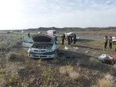 واژگونی خودروی ال‌نود در محور سرخه ـ آرادان ۴ مصدوم بر جای گذاشت
