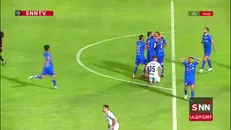 گل اول استقلال به ملوان با پاس دیدنی اندونگ و گل روزبه چشمی در دقیقه 119