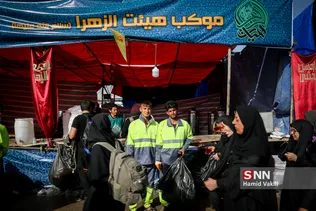 موکب دانشجویان دانشگاه صنعتی شریف در مرز مهران