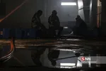 آتش سوزی ساختمان برق حرارتی وزارت نیرو