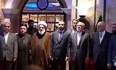 حضور ظریف در مراسم روز ملی جمهوری اسلامی در لبنان