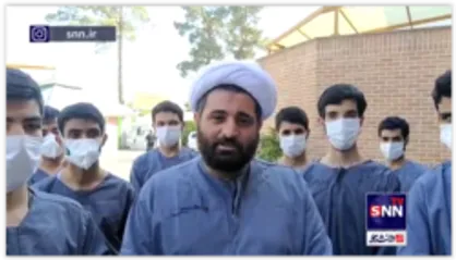 هشدار نیروهای جهادی حاضر در غسالخانه بهشت زهرا به مردم: