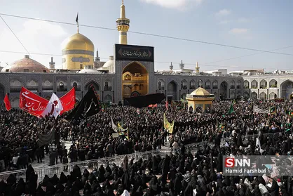 عزاداری روز شهادت امام رضا (ع) در حرم مطهر رضوی