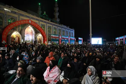 گلزار شهدای کرمان در شب شهادت سردار سلیمانی