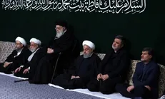 اولین شب مراسم عزاداری حضرت زهرا (س) در حسینیه امام خمینی برگزار شد