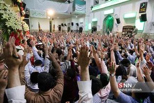 جشن میلاد امام حسن مجتبی در مسجد ارک