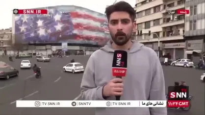 دیوارنگاره میدان انقلاب اسلامی تهران: هر که باد بکارد طوفان درو خواهد کرد