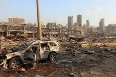 دو نما از بندر بیروت از سال گذشته تا امروز
