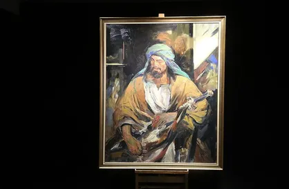 رونمایی از نقاشی جدید حسن روح&zwnj;الامین