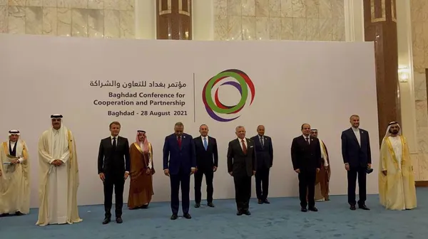 از نکات جالب در این نشست حضور ‎امیرعبداللهیان در صف نخست سران حاضر در اجلاس بغداد بود