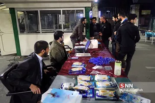 مراسم پذیرش معتکفین دانشگاه تهران