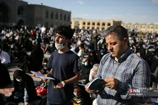 مراسم دعای عرفه در حرم مطهر رضوی