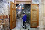 ضد عفونی کردن حرم حضرت فاطمه معصومه(س)