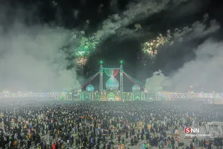 مسجد جمکران در شب نیمه شعبان 