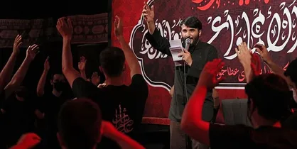 درددل ابوذر بیوکافی با امام حسین در یک نوحه+فیلم