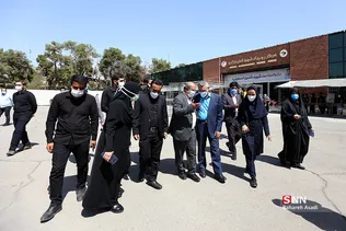 بازدید علیرضا زالی از مرکز واکسیناسیون بسیج دانشجویی