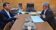 دیدار معاون علمی، فناوری رئیس جمهور با رئیس مجلس و رئیس کمیسیون تلفیق