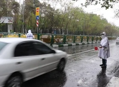 افزایش ۱۰ درصدی بار ترافیکی پایتخت پس از بارندگی صبح شنبه