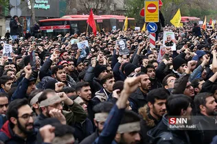 سوگواری شهادت سردار سلیمانی در دانشگاه تهران