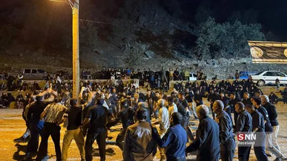 برگزاری مراسم باشکوه عزاداری و سینه&zwnj;زنی سنتی در شب تاسوعای حسینی در جوار امامزاده امیریوسف شهرستان چرام+فیلم