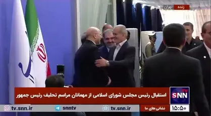 رئیس&zwnj;جمهور برای انجام مراسم تحلیف وارد مجلس شد