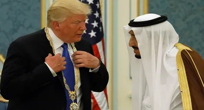ملک سلمان و پسرش جرات پاسخ به ترامپ را ندارند