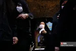 وداع با پیکر شهید مدافع حرم عین‌الله مصطفایی