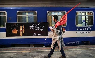جابجایی بیش از ۱۵۶ هزار زائر اربعین توسط راه‌آهن جنوب