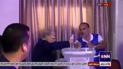 رئیس جمهور لبنان رای خود را به صندوق انداخت