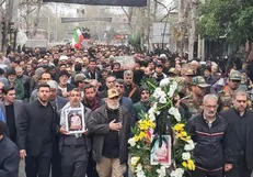 پیکر ۲ شهید جنگ رمضان در گلستان تشییع شد