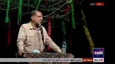 اسماعیل کوثری‌ در مراسم ۳۴۰اُمین شب خاطره ویژه شهدای مدافع امنیت: سردار حسن طهرانی مقدم مشغول تست [نوعی از موشک] قاره‌پیما بود که به شهادت رسید