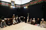 عزاداری در بیت مرجع عالی قدر آیت‌الله نوری همدانی