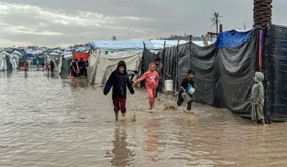یونیسف: سرمای زمستان جان صد&zwnj;ها هزار کودک آواره در غزه را تهدید می&zwnj;کند