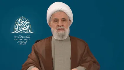 شیخ نعیم قاسم: ایران ۴۷ سال است در برابر سلطه&zwnj;پذیری ایستاده است / تفاهم&zwnj;نامه ایران با آمریکا باعث کاهش تجاوز های رژیم صهیونیستی به لبنان شد + فیلم