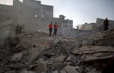 بمباران ۸۰ هدف در غزه و تخریب کامل یک ساختمان ۴ طبقه