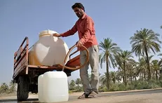 بی‌آبی، حتی اندیمشک را هم درگیر کرده! + عکس و فیلم