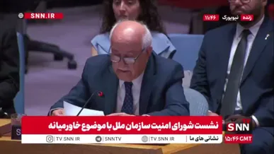 نماینده تشکیلات خودگردان فلسطین در شورای امنیت: هدف رژیم صهیونیستی تصاحب سرزمین فلسطین و به حداقل رساندن حضور فلسطینیان است