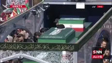 نمایی متفاوت از کاروان حامل پیکر مطهر رهبر شهید