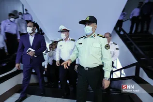 مراسم تکریم و معارفه رئیس پلیس راهور تهران بزرگ